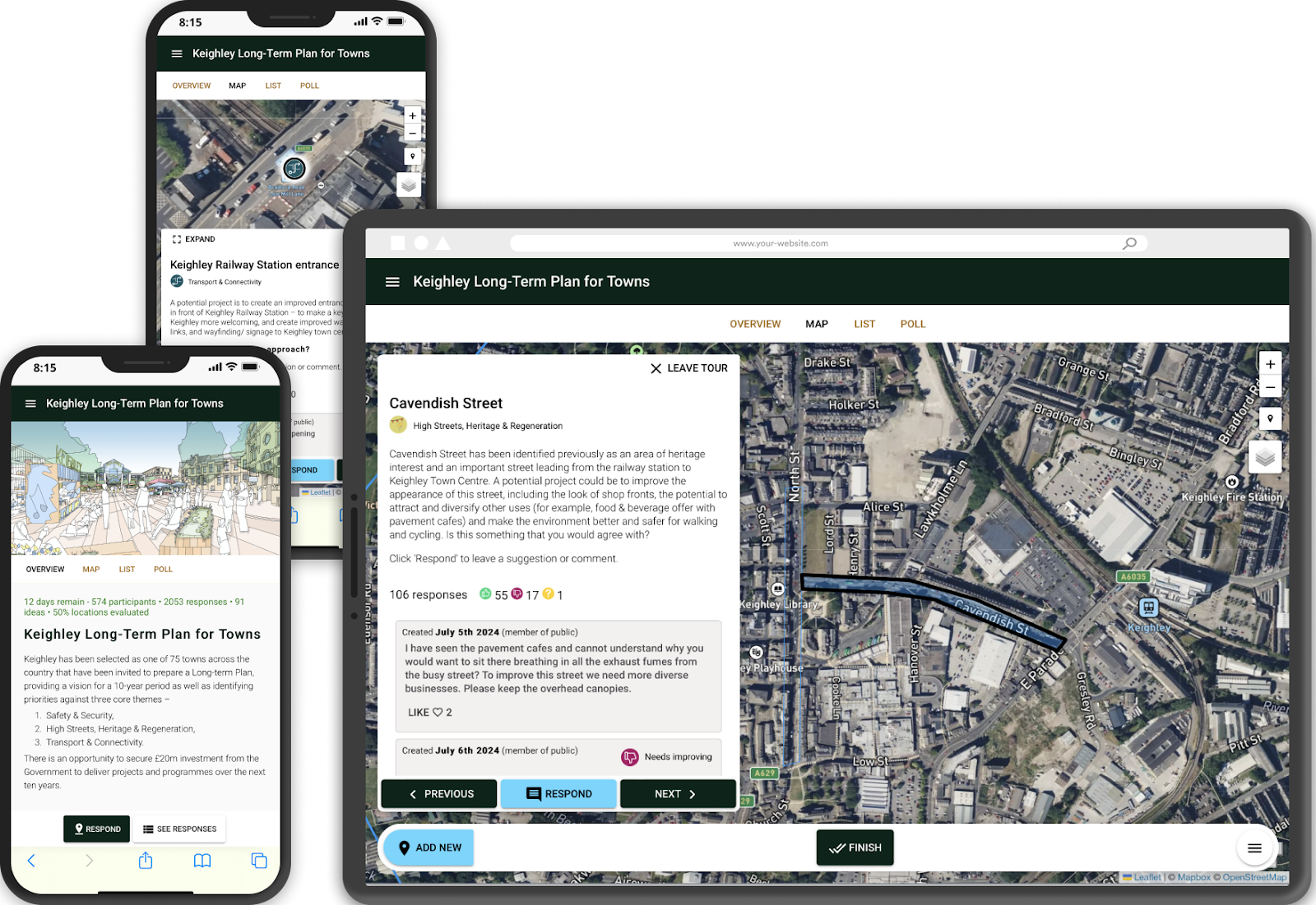 Keighley interactive consultation views Keighley interactive consultation views