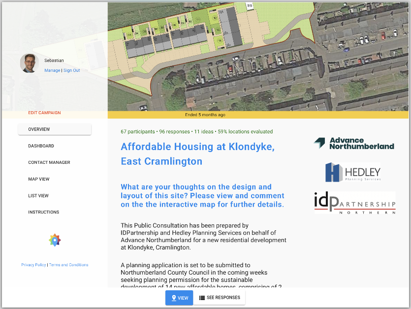 Klondyke landing page