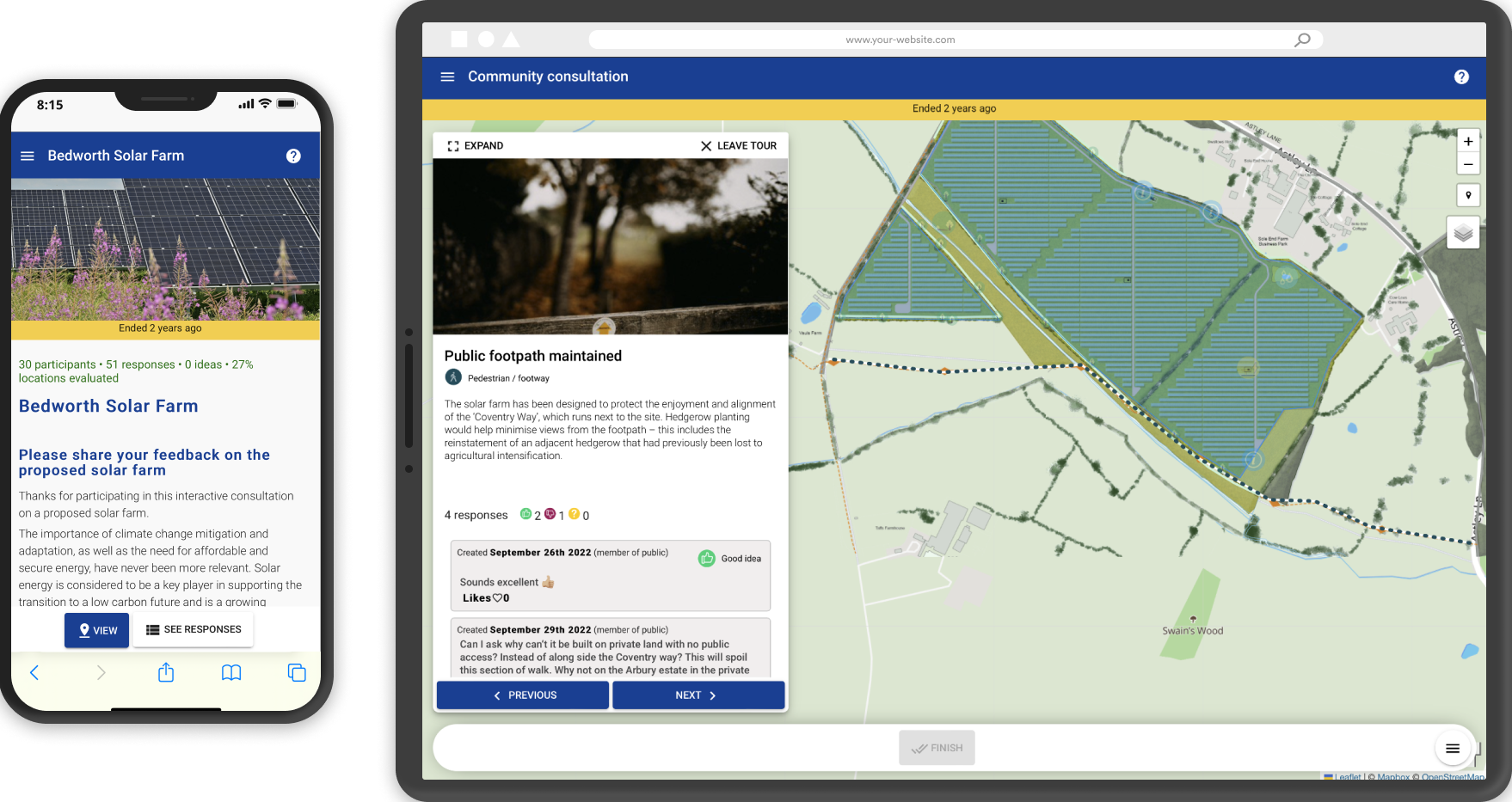 Solar project screenshots Solar farm screenshots