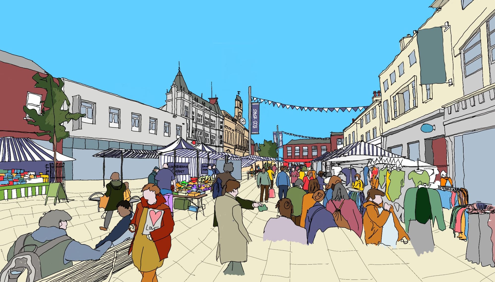 Interactive Masterplanning for Loughborough Town Centre