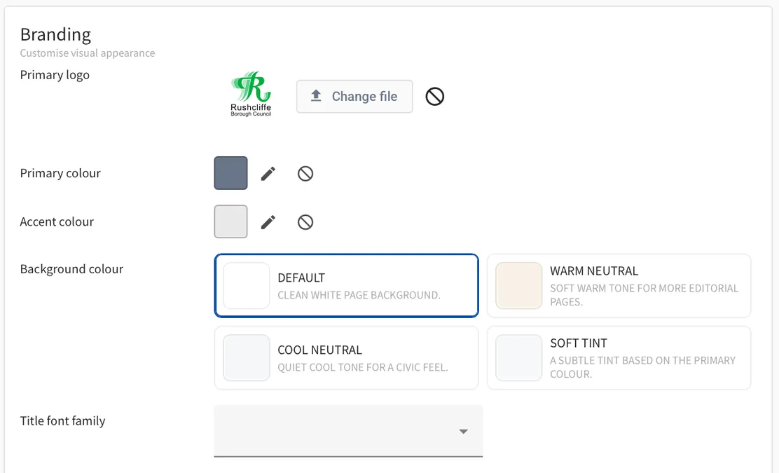 Branded online engagement consultation page with project content, styling, and public consultation controls